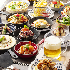 充実した鉄板料理・アラカルトとスイーツ！