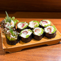 郷土の味を心ゆくまで堪能◆島寿司や明日葉の天ぷら料理