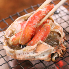 ズワイ蟹味噌甲羅 七輪焼き