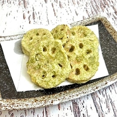 加賀蓮根の磯部揚げ