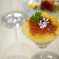 料理メニュー写真&nbsp;ウニとイクラの冷製フラン カクテル仕立て