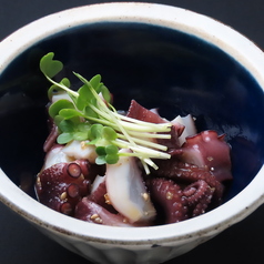 たこぶつ ごま油と塩で。