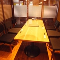 テーブル個室は最大12名様までご宴会可能です。