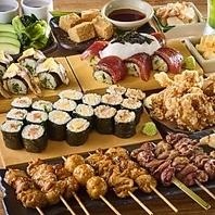 絶品料理が勢ぞろい！お得な飲み放題付きコースも◎