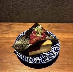 生馬肉のなめろう