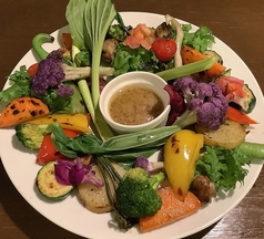 彩り焼き野菜のバーニャカウダ