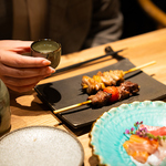 コース料理もご用意しております！本格焼鳥と握りを楽しめるのは当店だけ。