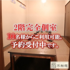 2F宴会場：12～15名様の宴会個室。大人数の宴会もOKです！同タイプの個室が合計5部屋あります。仕切りを外して、お部屋を繋げれば、最大105名様もOKです！！！※感染症対策の観点で少人数でも個室宴会のご利用可能です。