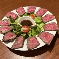 五島牛を使った絶品ローストビーフ！