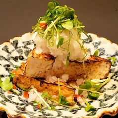 炭火焼き厚揚げ大葉おろし