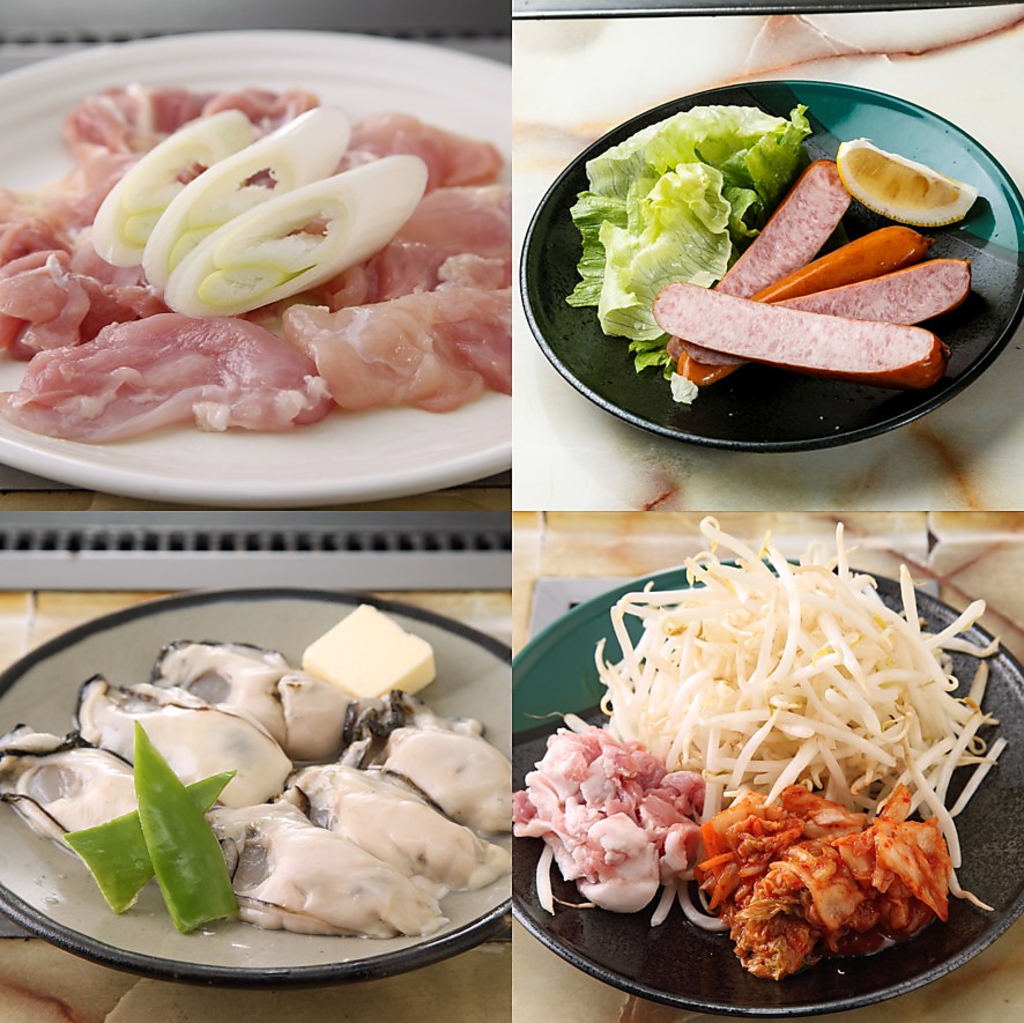 鉄板焼きもおすすめです！薩摩地鶏・ドイツ産のソーセージなどこだわりぬいた鉄板焼きをご用意。