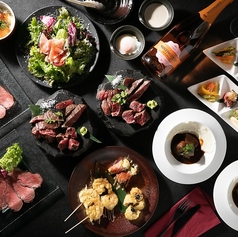 肉と天ぷら 石山NIKUKAPPOUのコース写真
