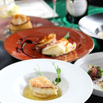 シェフ厳選の食材を使用したこだわりのコースをご用意。