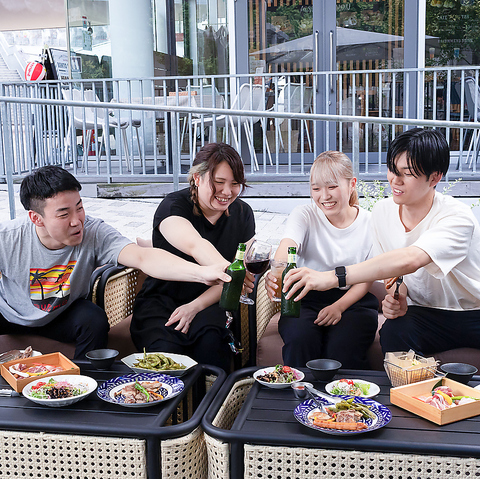森ノ宮キューズモール1階♪平日ご予約何時でも可能！！BBQや貸切の予約も承ってます！