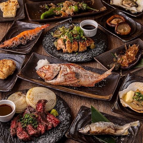 秋葉原駅近！個室で味わうお肉とお魚とお野菜。炉端焼きに舌鼓。