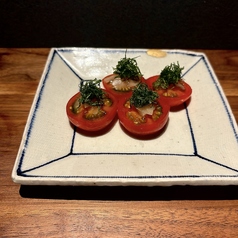 トマトスライスとガリ