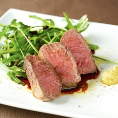 国産牛フィレのタリアータ～ペリグーソース～