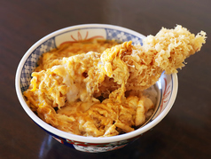 天とじ丼(えび一本)