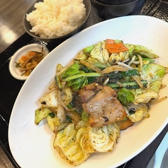 肉野菜炒め定食