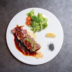 黒毛和牛リブロースの炭火焼き　トリュフソース