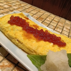 いくらのせだし巻き玉子