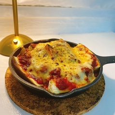 佐土原ナスのグラタン風チーズ鉄板