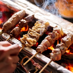 長州どりの串焼きは絶品！