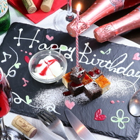 誕生日や記念日などのお祝いに♪メッセージプレート！