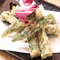 オクラの唐揚げ バター醤油スパイス
