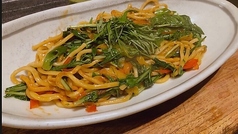 京菜と九条葱の京ぽんず焼きそば