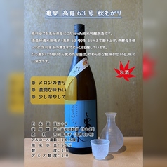 【提供可】亀泉 高育 63号 秋あがり