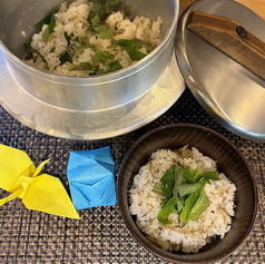 大葉ちりめんご飯