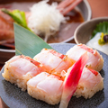 料理メニュー写真 【千葉県銚子漁港直送】金目鯛の炙り押し寿司