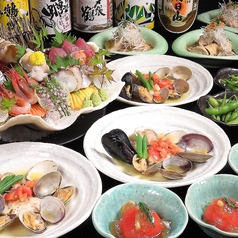 貝楽酒場 たらふくうなりのコース写真