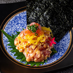 トロたく納豆　板のり添え