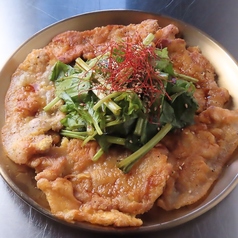 豚肉とほうれん草のチヂミ