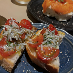 しらすたっぷりブルスケッタ