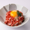 料理メニュー写真&nbsp;旨たれ桜ユッケ