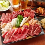 名物厚切り上タン塩や上ハラミがついた【みやびコース】