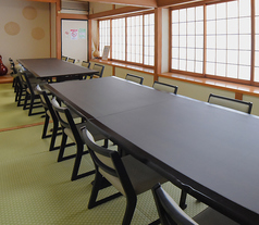 2名様から18名様くらいまで可能なお席です