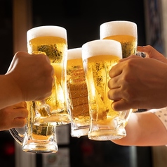 飲み放題は種類も豊富な100種類以上！！