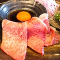 料理メニュー写真 神戸牛サーロイン　卵黄焼すき
