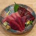 料理メニュー写真&nbsp;本マグロ三種盛り合わせ