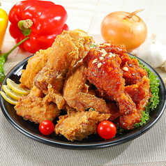 [骨ありor骨なし選択チキン] ハーフ＆ハーフ　中(1～2人前)8～10ピース