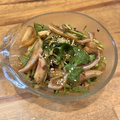 キュウリと豚耳の和え物