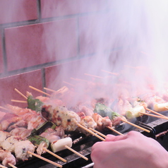 焼鳥は全て炭火焼きです！