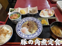 豚の角煮定食