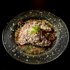 鹿肉ローストの特製カルパッチョ