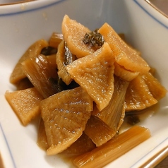 干しカブと体菜の油炒め