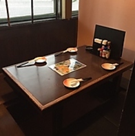 掘りごたつの個室